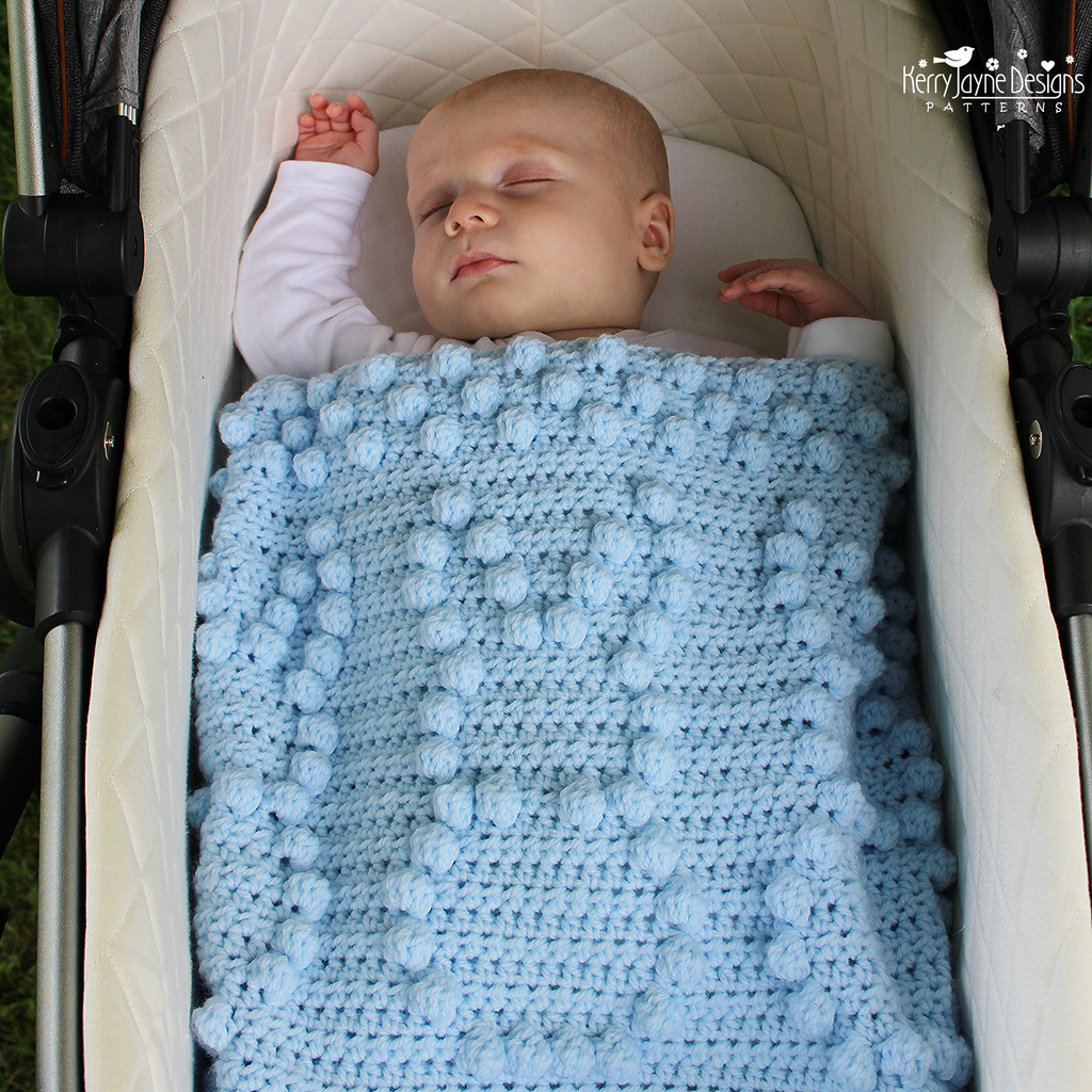 Crochet baby best sale pram blanket