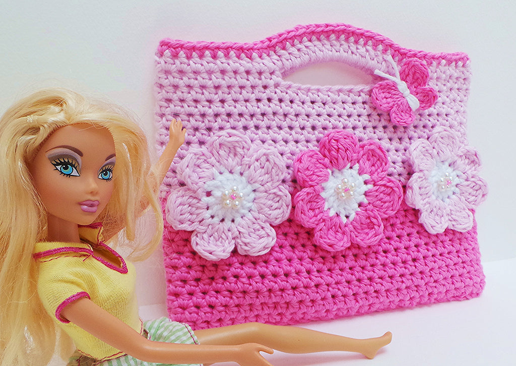 PDF Pattern Crochet Barbie Tapestry Tote Bag and Pillow 3 -  Canada