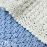 Blue baby blanket