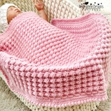 Pink baby blanket