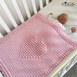 Loveheart Blanket Crochet Pattern UK