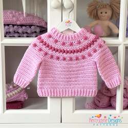 Pink nordic jumper