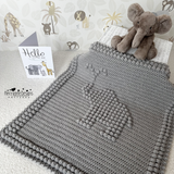 Grey Elephant Blanket 