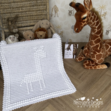 Giraffe baby blanket 