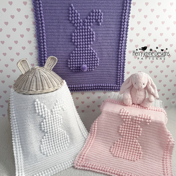 Bunny Bobble Blanket 