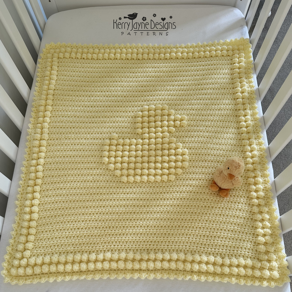 One Little Duck Blanket Crochet Pattern UK – Kerry Jayne Designs Ltd