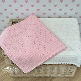 Hearts baby blanket