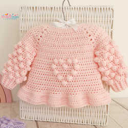 Crochet Bobble stitch Jumper 