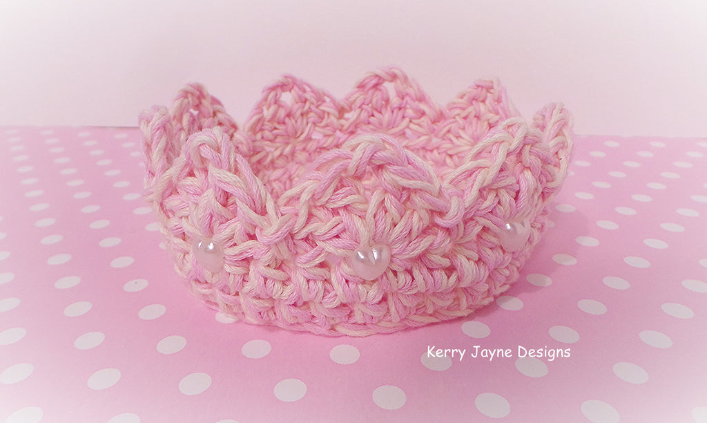 Crochet Crown Pattern USA – Kerry Jayne Designs Ltd